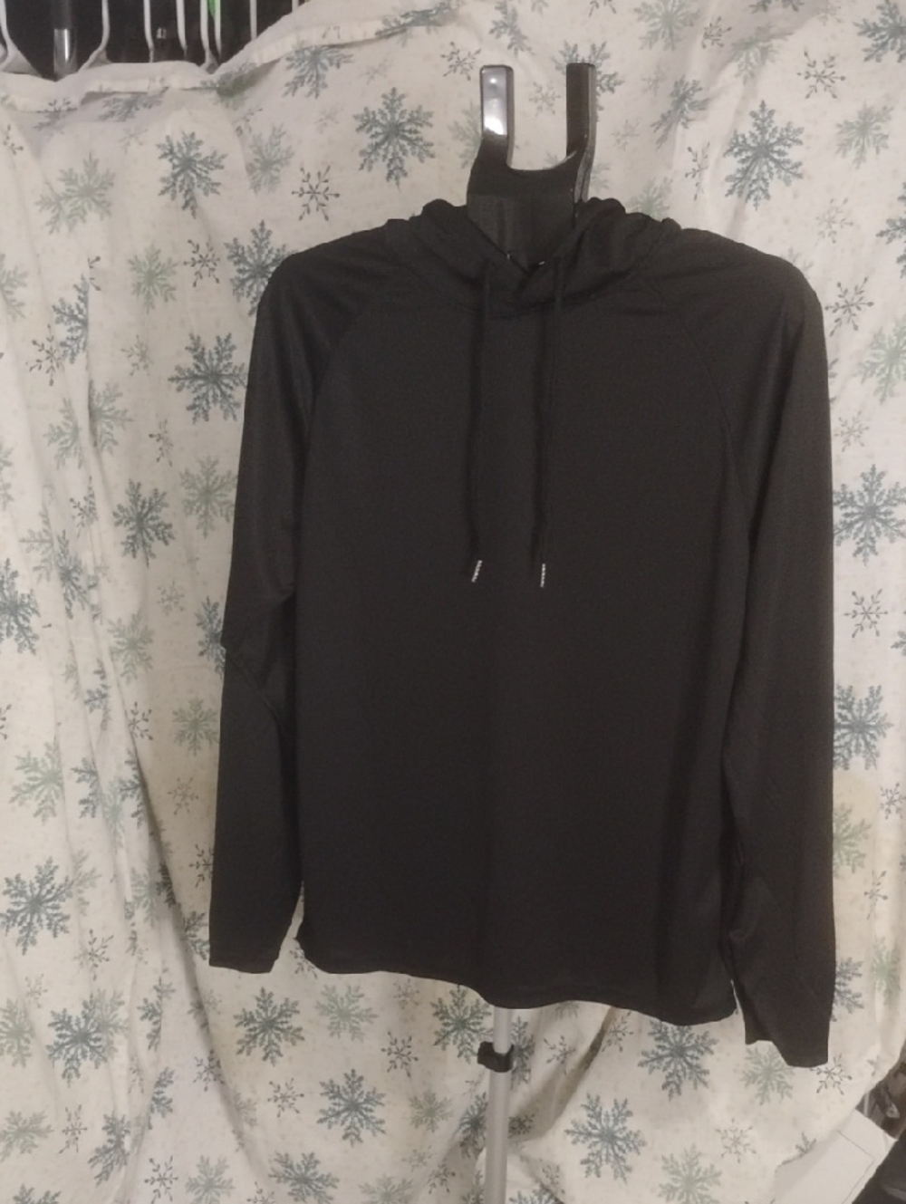 Source Unknown Black Lightweight Women's Hoodie Pullover